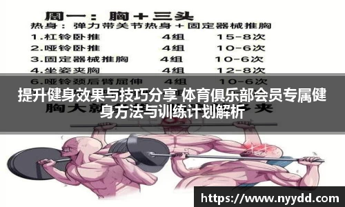 提升健身效果与技巧分享 体育俱乐部会员专属健身方法与训练计划解析